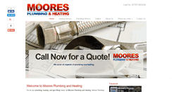 Desktop Screenshot of mooresplumbingandheating.com